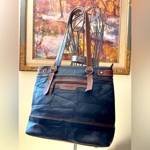 Vaan & Co. Upcycled Leather Tote